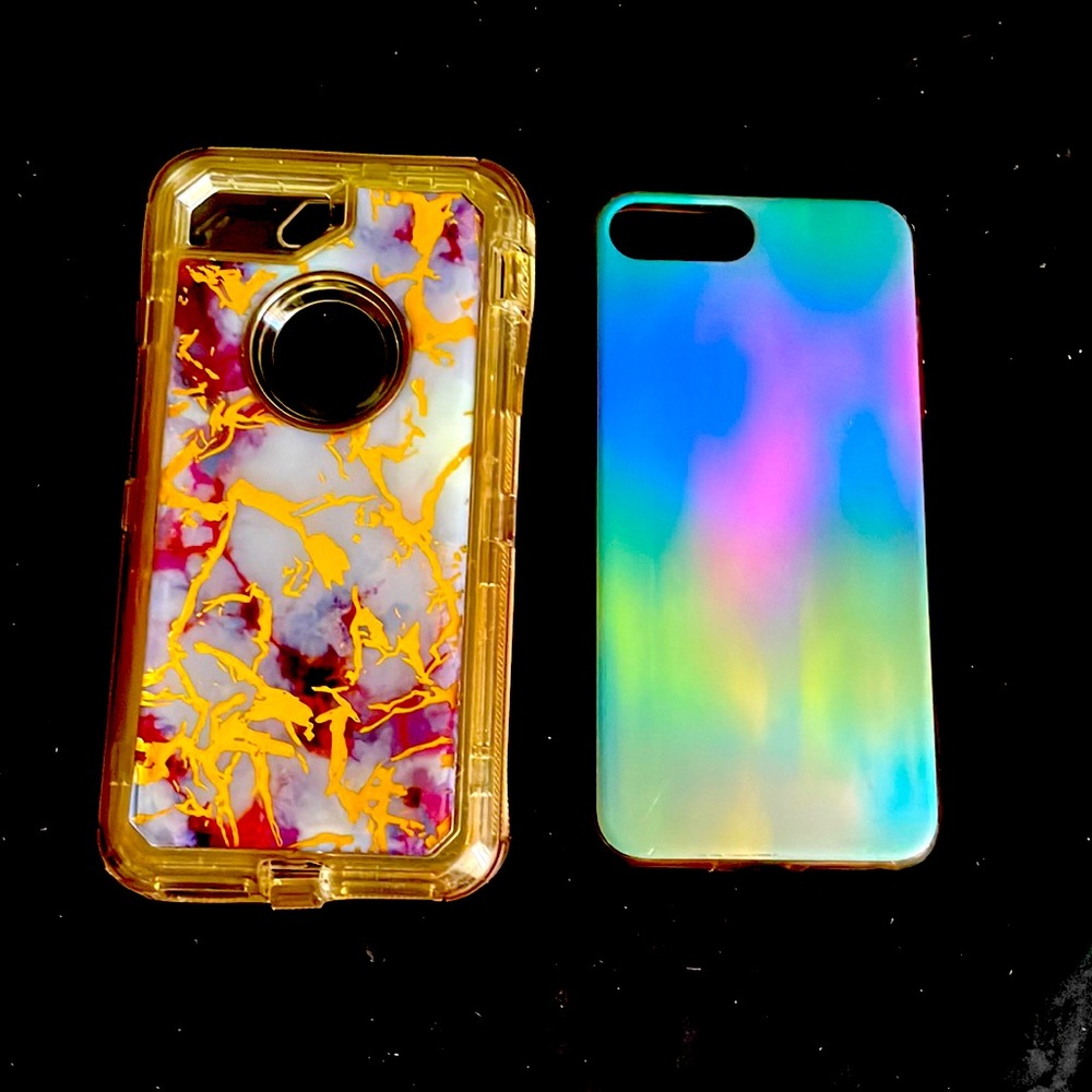 2 pc iPhone 8 Plus case